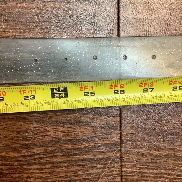 Western Rhinestone Metal Buckle Sparkly Plastic Light Blue Women Girl Sz 23"-27" - Picture 3 of 5